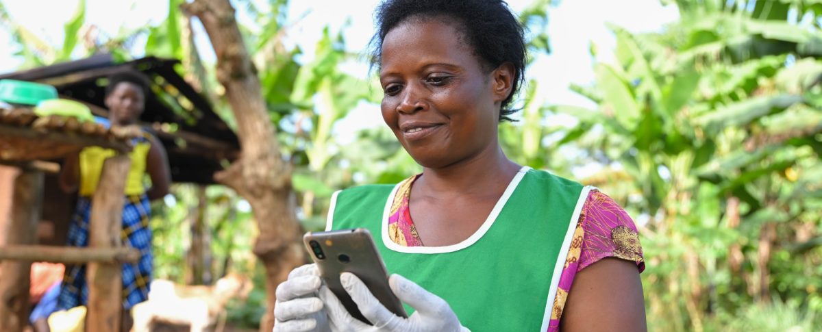 Gezondheidswerker in de gemeenschap Healthy Entrepreneurs in Afrika